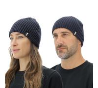 JEEP O102911-Q099 J Gorro DE Tricot Reversible J23W Unisexo Night Blue/Medium Gr Uni