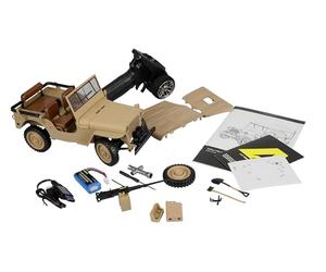 Jeep Willys MB Scale Crawler teledirigido con cabrestante 4WD 1:14 RTR Sand
