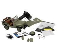 Jeep Willys MB Scale Crawler teledirigido con cabrestante 4WD 1:14 RTR Verde
