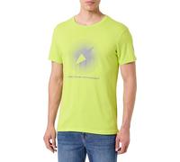 JEEP XP Man T-Shirt Compass Large Print Jx24a Malla de Manga Corta, Hypergreen, S para Hombre