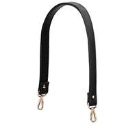 Jeesblsy Correa Cuero Bolso, Hombro Reemplazo Universal Asas Repuesto 60 cm, para Bolsos Mano Mujer, Mensajero Monedero Cartera Bandolera Maletín (Negro)