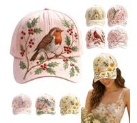 Jeesrt 2026 Limited Edition Garden Morning Cap, Bee and Bloom Hat, Botanical Cottagecore Hat for Women, Adjustable Breathable Gift for Gardeners Women (#E)