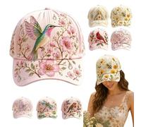 Jeesrt 2026 Limited Edition Garden Morning Cap, Bee and Bloom Hat, Botanical Cottagecore Hat for Women, Adjustable Breathable Gift for Gardeners Women (#B)