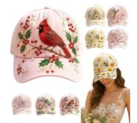 Jeesrt 2026 Limited Edition Garden Morning Cap, Bee and Bloom Hat, Botanical Cottagecore Hat for Women, Adjustable Breathable Gift for Gardeners Women (#G)
