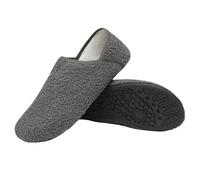 Jeesrt Balance House Shoes, Slip On Indoor Slippers for Women Men, Wide Toe Box, Anti-Slip Sole (Gray,35)
