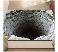 Jeesrt Optical Illusion Rug, 3D Rugs Optical Illusion For Bedroom, Living Room, Porch, Terrace and Entrance Decor (#24,23.62x35.43in)