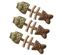 Jeesrt Purrident - Fix Your Cat’s Dental Health, Creative Fish Bone Cat Toy (#A)