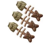 Jeesrt Purrident - Fix Your Cat’s Dental Health, Creative Fish Bone Cat Toy (#C)