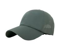 Jeesrt Sunscreen Breathable Baseball Cap, Quick-Dry Mesh UV Hat with Curved Brim for Running, Golf, and Daily Wear, Workout & Travel (Army Green,M)