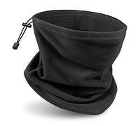 JEEZAO Braga Cuello Calentador Bufanda,Multifunciona Invierno Cubierta Facial Pasamontañas para Esquí Moto Bicicleta Mujer Hombre (negro)