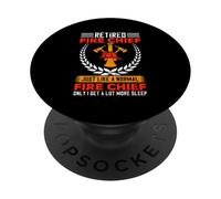 Jefe de Bomberos Jubilado como un Jefe de Bomberos Normal Solo yo obtengo PopSockets PopGrip Adhesivo
