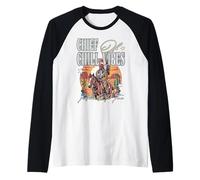 Jefe DE Chill Vibes Fresco Estilo Nativo Americano Buen Humor Camiseta Manga Raglan