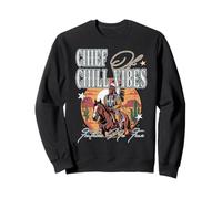 Jefe DE Chill Vibes Fresco Estilo Nativo Americano Buen Humor Sudadera