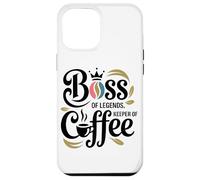 Jefe De Leyendas Guardián del Café Oficina Divertida Amante Carcasa para iPhone 12 Pro MAX