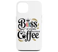 Jefe De Leyendas Guardián del Café Oficina Divertida Amante Carcasa para iPhone 13