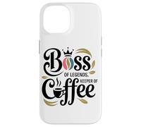 Jefe De Leyendas Guardián del Café Oficina Divertida Amante Carcasa para iPhone 14