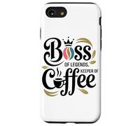 Jefe De Leyendas Guardián del Café Oficina Divertida Amante Carcasa para iPhone SE (2020) / 7/8
