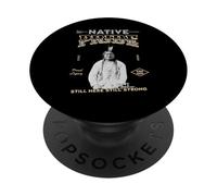 Jefe del Orgullo Nativo Toro Sentado Leyenda Nativa PopSockets PopGrip Adhesivo