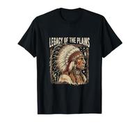 Jefe Guerrero Nativo Americano del Legado de Las llanuras Camiseta