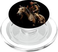 Jefe Guerrero Nativo Americano Indio Americano Caballo PopSockets PopGrip para MagSafe