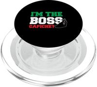 Jefe: I'm The Boss Capiche? - Italiano PopSockets PopGrip para MagSafe