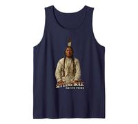Jefe Nativo Americano Toro Sentado Lakota Sioux Indians Camiseta sin Mangas