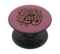 Jefe Señora Jefes Día Mujer Fuerte Líder Trabajo Apreciación PopSockets PopGrip Adhesivo