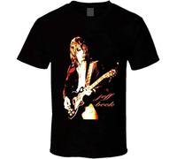 Jeff Beck Guitar God Rock Concert Vintage Retro Men's T-Shirt Unisex Black Cotton Print tee Shirts L