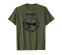 Jeff Beck - Loud Hailer Camiseta, Hombre, Verde Oliva, S