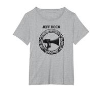 Jeff Beck - Loud Hailer Camiseta, Mujer Tallas Grandes, Gris Jaspeado, 3XL Grande