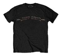 Rocks Off Camiseta Jeff Beck Logo vintage L Negro Unisex