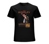 Jeff Buckley Live In Tokyo Unisex 100% Cotton Short-Sleeve T-Shirts Black XL