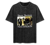 Jeff Buckley Mystery White Boy Tour 1995 Unisex T-Shirt Graphic Top Printed tee Mens Black Shirt XL