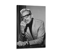 Jeff Goldblum Póster Arte Habitación Arte Estética Pintura Pared Lienzo Moderno Dormitorio Decoración 08 x 12 Pulgadas (20 x 30 cm)