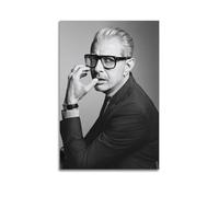 Jeff Goldblum Póster Pintura Mural Lienzo Sala de Estar Dormitorio Decoración Arte 24x36 Pulgadas (60 x 90 cm)