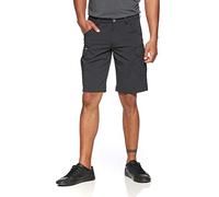 Jeff Green Pantalones Cargo Cortos para Hombre Ligeros elásticos de Secado rápido funcionales Stan, Tamaño - Hombres:S, Color:Black