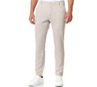 JEFF Hombres JFEzra Pantalón de Tela con 4 Bolsillos Ecru Mix 36/32