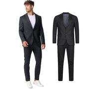 JEFF Hombres JFOliver Conjunto Traje Chaqueta pantalón 2 Piezas Check 48