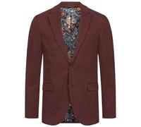 JEFF JFEzra - Chaqueta de traje clásica para hombre, burdeos, 50