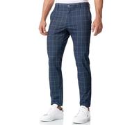 JEFF JFTate - Pantalones chinos elásticos para hombre, chinos, Check, 28W / 34L