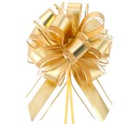 Jeffdad Cinta de regalo con lazo, 10 ramos grandes de 8 pulgadas de color metálico mate, lazos de regalo, para el día de San Valentín, fiestas, decoración de botellas de vino, envoltura de regalos y