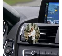 Jeffea foto personalizada de vidrio del automóvil clip de salida de aire acondicionado personalizado del automóvil decoración interior del automóvil regalo de cumpleaños