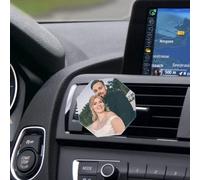 Jeffea foto personalizada de vidrio del automóvil clip de salida de aire acondicionado personalizado del automóvil decoración interior del automóvil regalo de cumpleaños