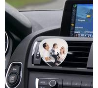 Jeffea foto personalizada de vidrio del automóvil clip de salida de aire acondicionado personalizado del automóvil decoración interior del automóvil regalo de cumpleaños