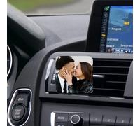 Jeffea foto personalizada de vidrio del automóvil clip de salida de aire acondicionado personalizado del automóvil decoración interior del automóvil regalo de cumpleaños