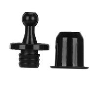 Jeffergarden 10 Pares de Cierres de Hebilla a Presión para Altavoces, Clips Ajustables de Plástico de Goma para Cajas y Cubiertas de Redes Acústicas, Ideal para Altavoces Pequeños y Soluciones de