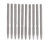 Jeffergarden 10 Uds Herramienta de Prensa Manual de Reloj Kit de Ajuste de Manecillas de Reloj de Acero Inoxidable Herramientas de Reparación de 0,6 a 1,4mm para Relojero