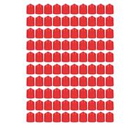 Jeffergarden 100PCS Protectores de Rosca de Tornillo de PVC Tapas de Tapa para Protección de Rosca Macho Interfaz de Hebilla de Tubo Redondo con Resistente Al Aceite Resistente Al Envejecimiento