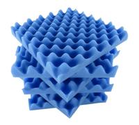 Jeffergarden 12 Uds Paneles Acústicos de Espuma Reducción de Ruido Almohadilla de Espuma de Huevo Aislamiento de Sonido 30x30cm para Cine en Casa KTV (BLUE)