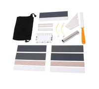 Jeffergarden 18PCS Kit de Mantenimiento de Trastes de Guitarra Herramientas Luthier Juego de Herramientas de Reparación Multifuncional, Lima de Coronación Viga Niveladora Diapasón